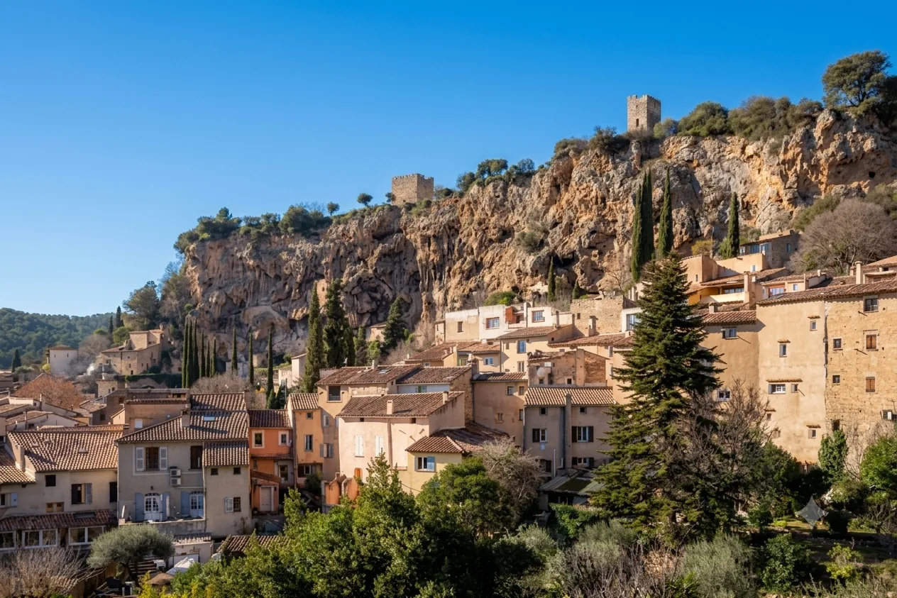 Cotignac, Provençal village and site of the apparitions