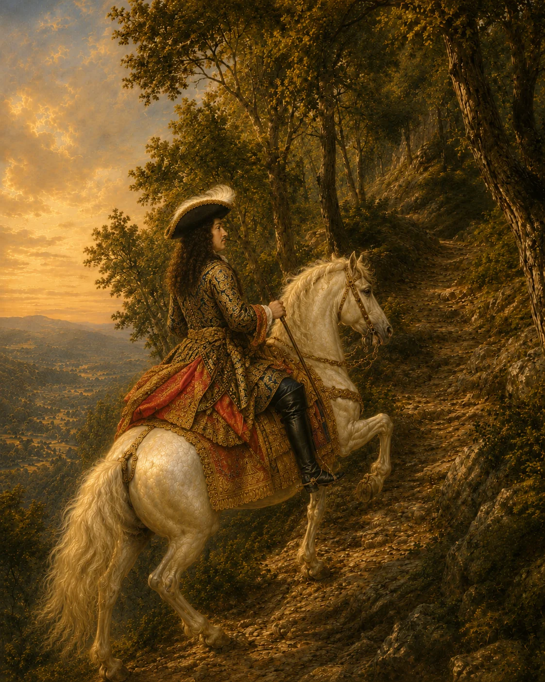 Louis XIV on his way to the Sainte-Baume