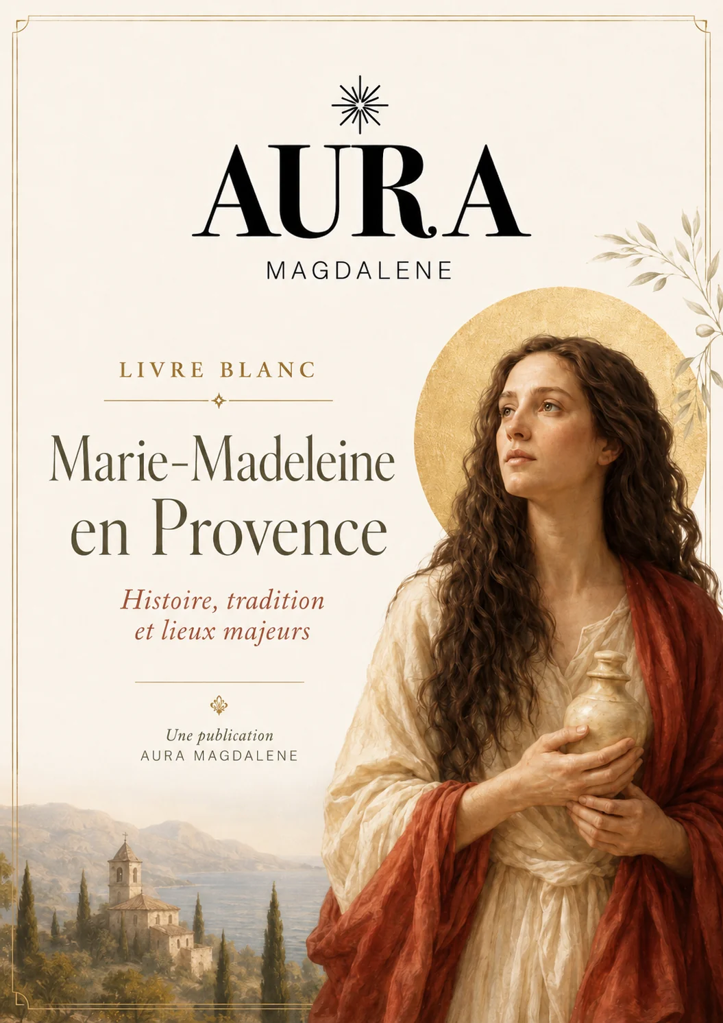 Couverture du livre blanc Marie-Madeleine en Provence par Aura Magdalene