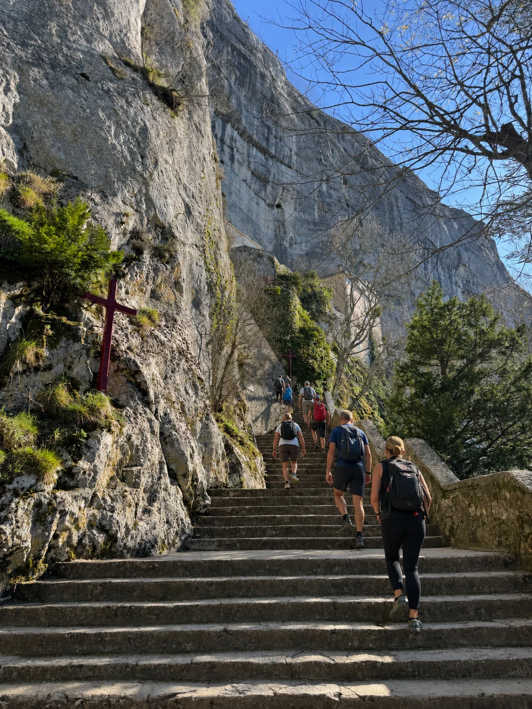 Walkers on the Way of the Saints of Provence