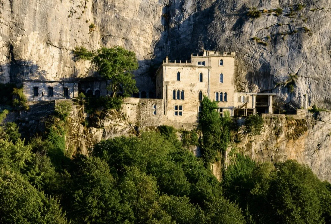 The cave of the Sainte-Baume, retreat of Mary Magdalene