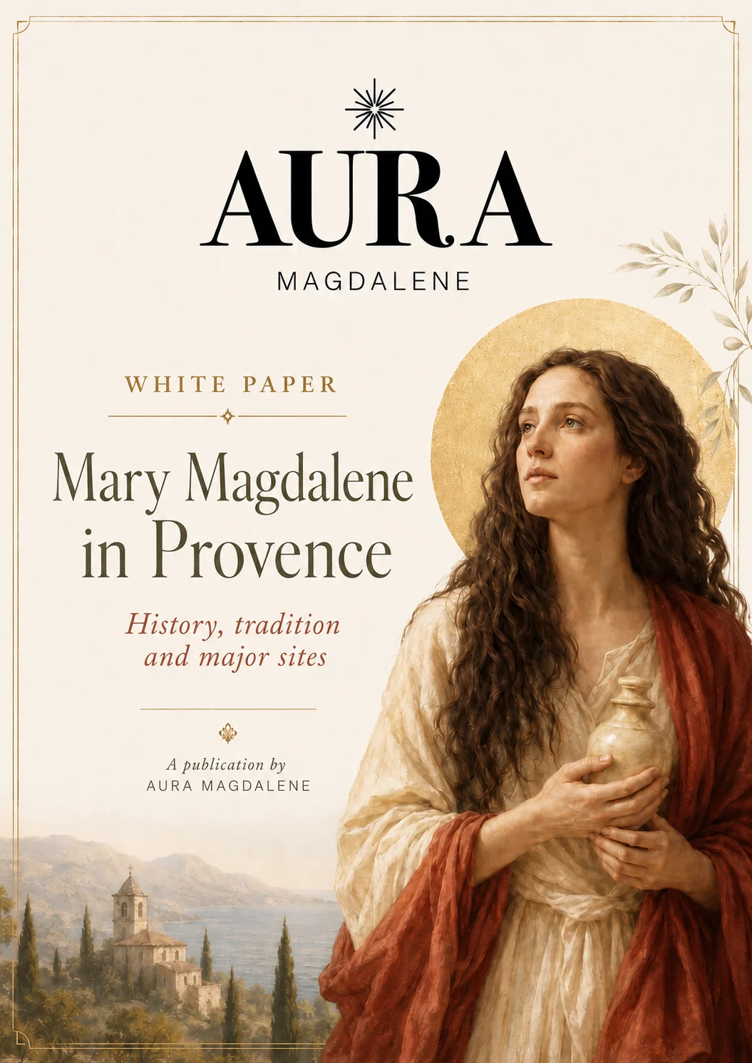 Cover of the white paper Mary Magdalene in Provence by Aura Magdalene